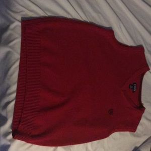 Chaps formal red overvest